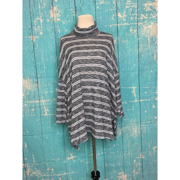Anthropologie Postmark stripes turtle neck long sleeves Tunic size Medium - Picture 5 of 9